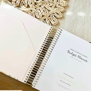 Nude Vegan Leather Budget Planner